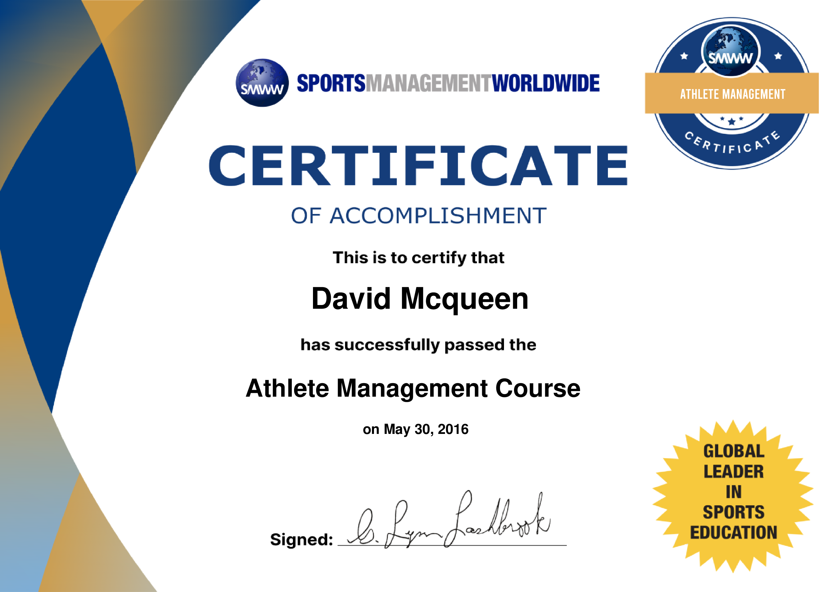 Sports Internships  Sports Management Worldwide